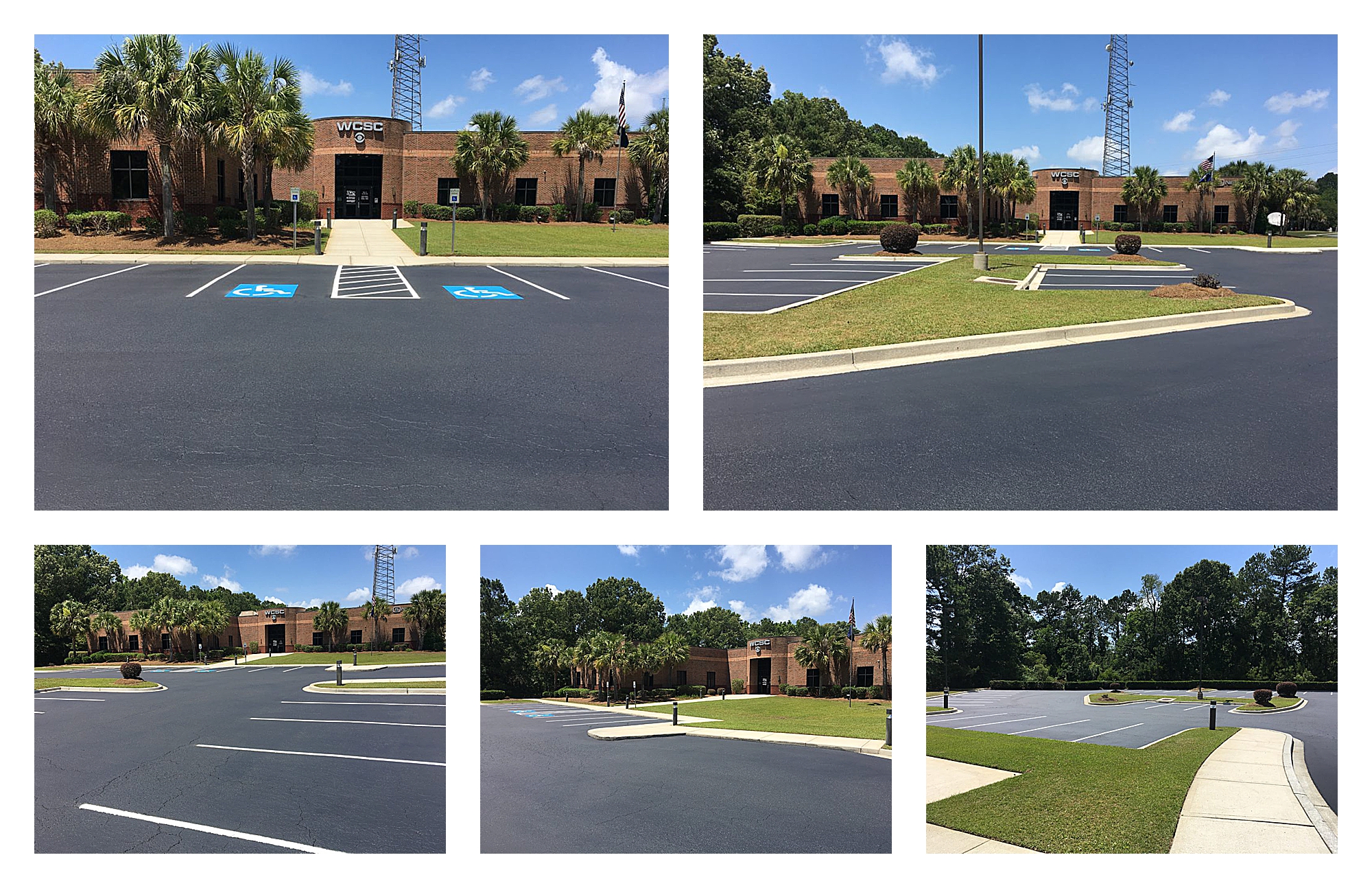 Live 5 News Parking Lot Sealcoating and Line Striping by Rick Oakes Contracting web
